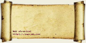 Neda Panjković vizit kartica